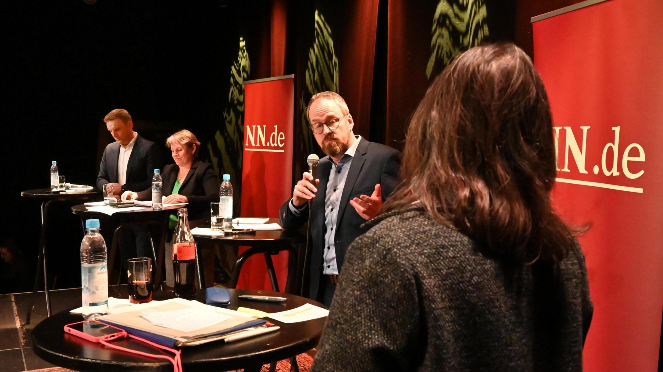 EN Talk im E-Werk mit den drei Oberbürgermeisterka