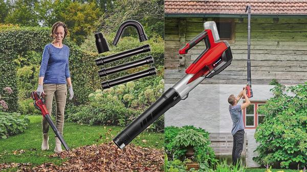 Laub Dachrinne Einhell 18V Akku Laubblaeser