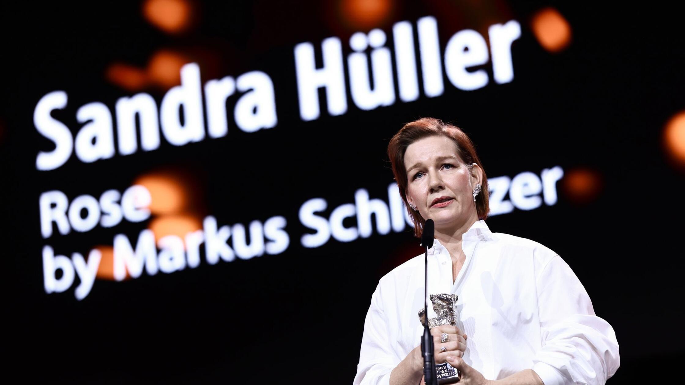 Sandra Hüller erhält den Silbernen Bären für die b