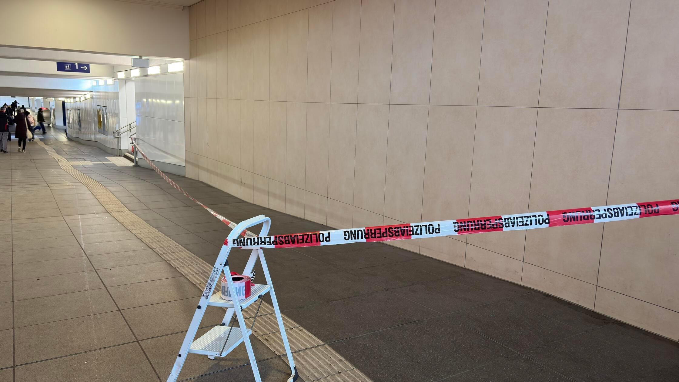 Am Hauptbahnhof Würzburg ist es am Montag (23.02.2