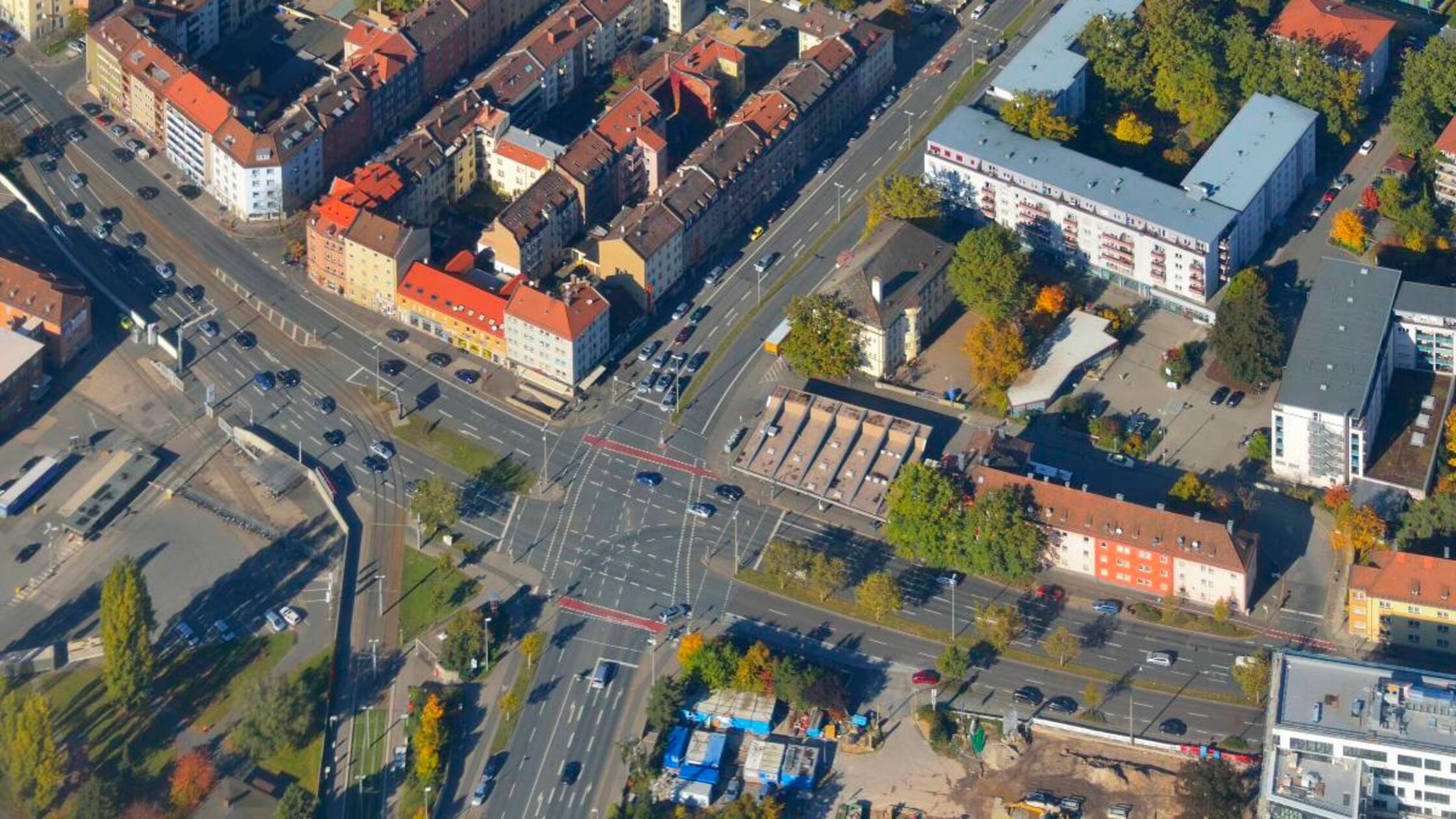 Luftbild: Frankenstraße