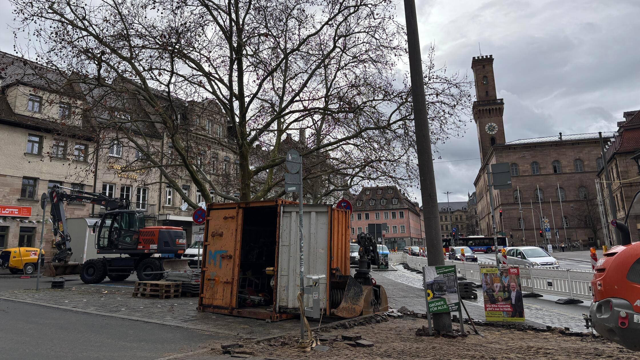 Königsplatz Fürth Umbau
