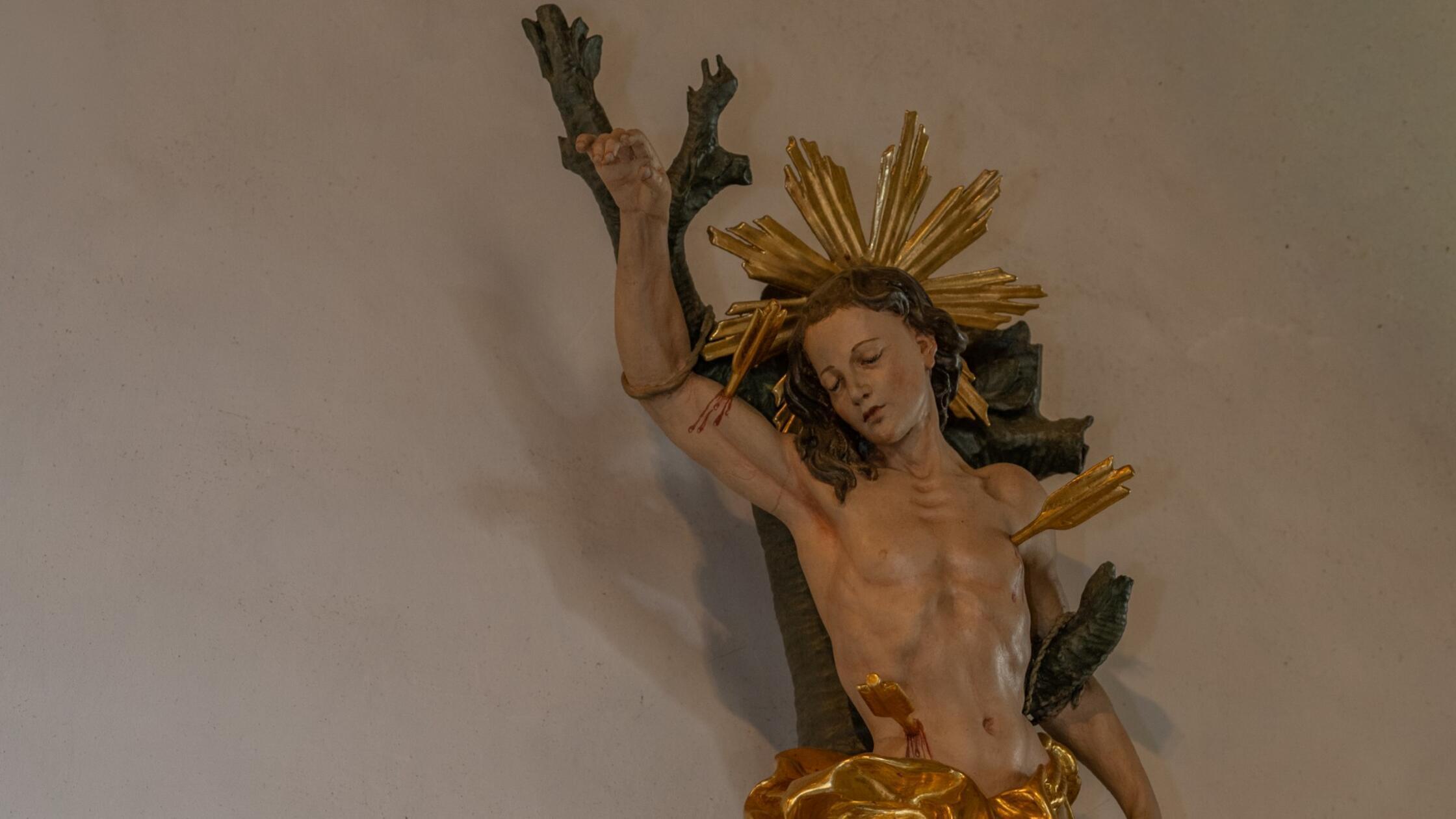 Hl. Sebastian in der Marienkapelle Ebermannstadt.