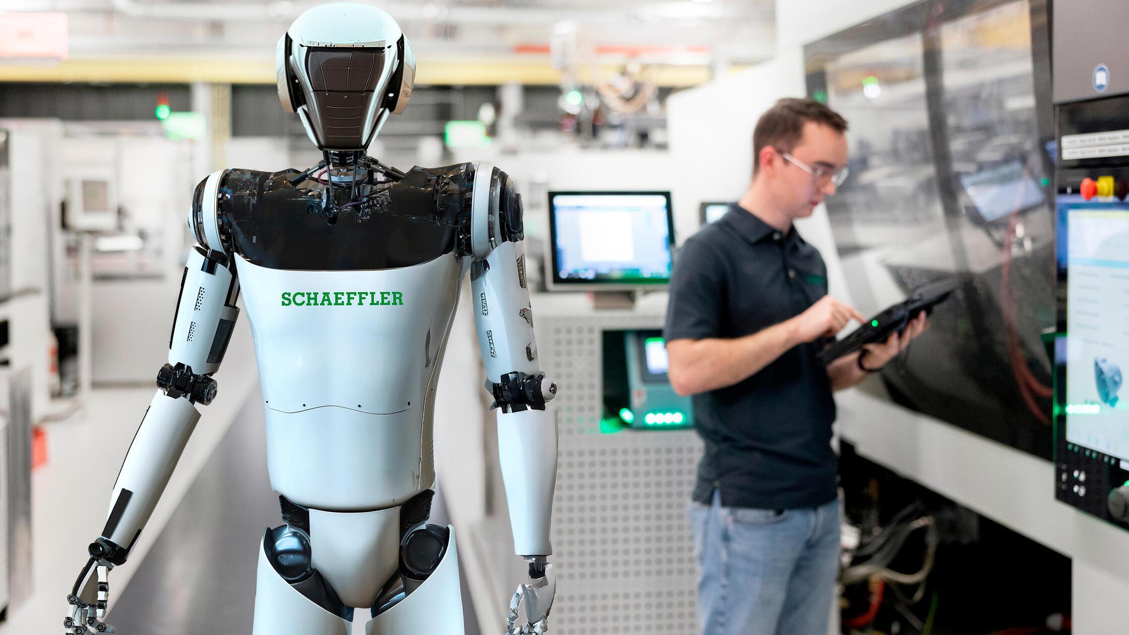 Engineers walking and talking