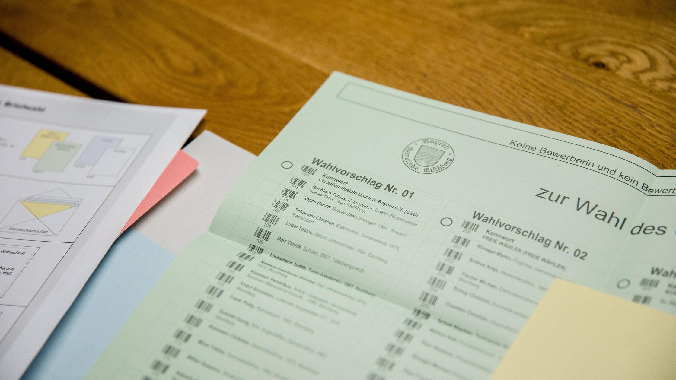 Falsche Stimmzettel zur Kommunalwahl verschickt - 