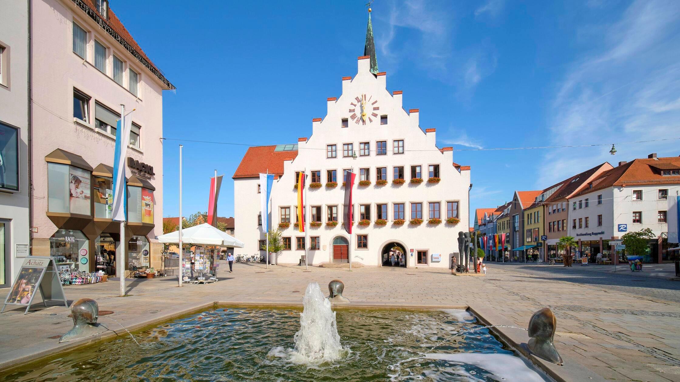 Rathaus, Marktplatz, Neumarkt in der Oberpfalz, Ba