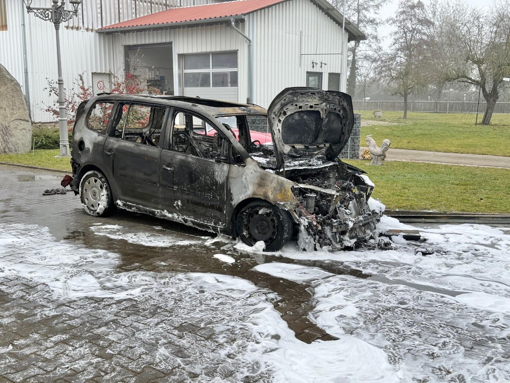 Garagenbrand Markt Erlbach