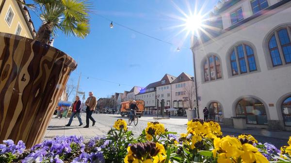 Wetterbilder am Neumarkter Rathaus