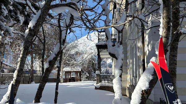 Idyll hinterm Gartenzaun in Pontresina.