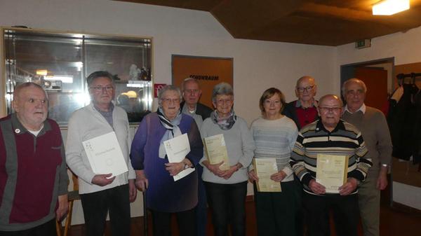 Erster Vorsitzender Kurt Winter (rechts) und Herbe