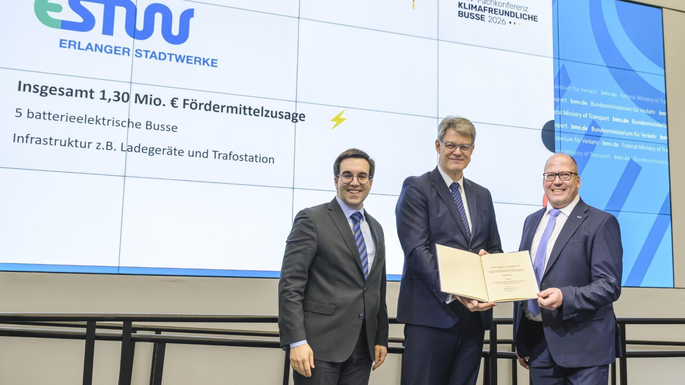 Von links nach rechts: Bundestagsabgeordneter Konr