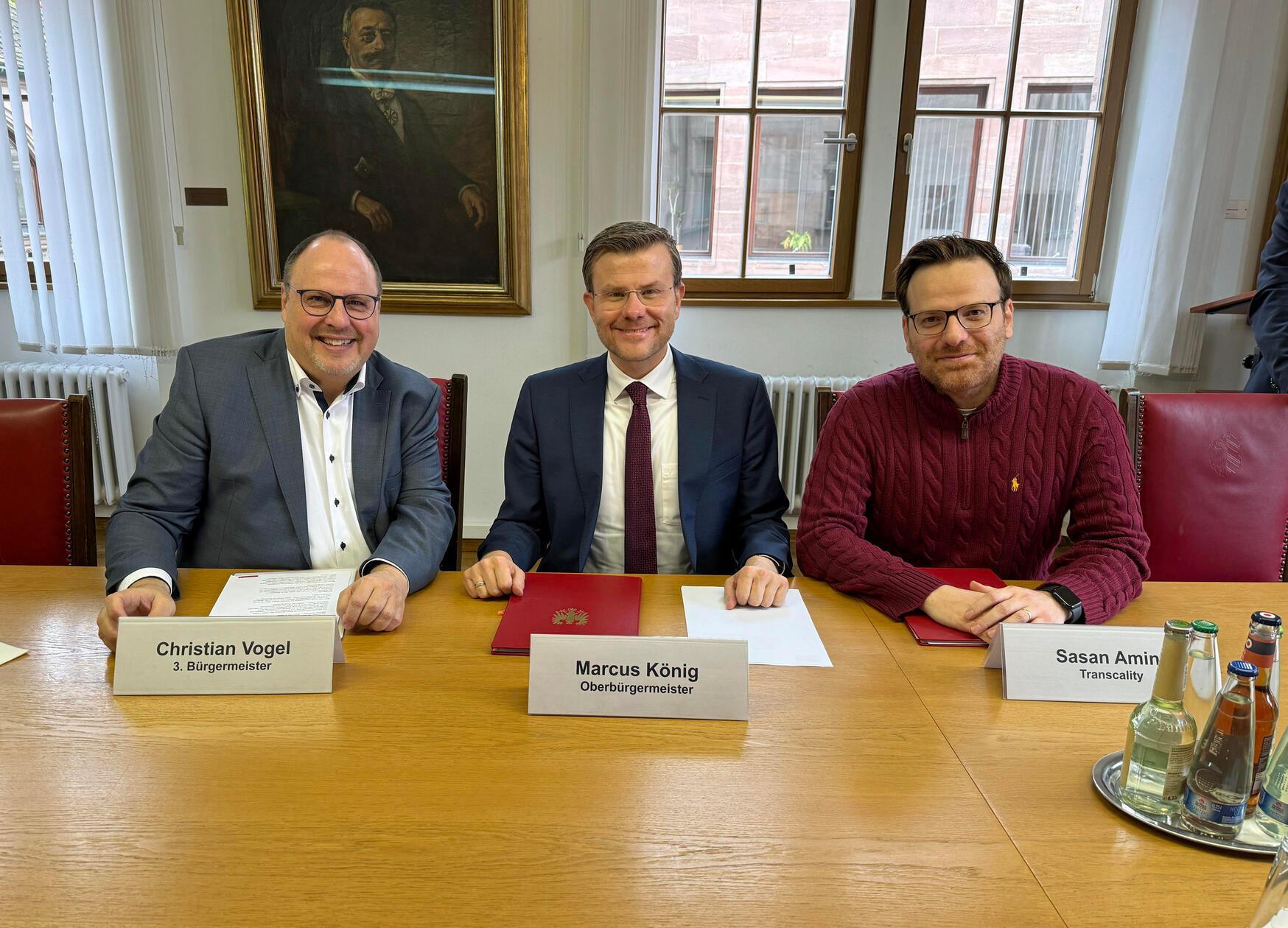 Oberbürgermeister Marcus König (Mitte), Bürgermeis