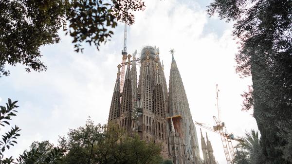 Barcelona, Spanien. Außenansicht der Kathedrale La