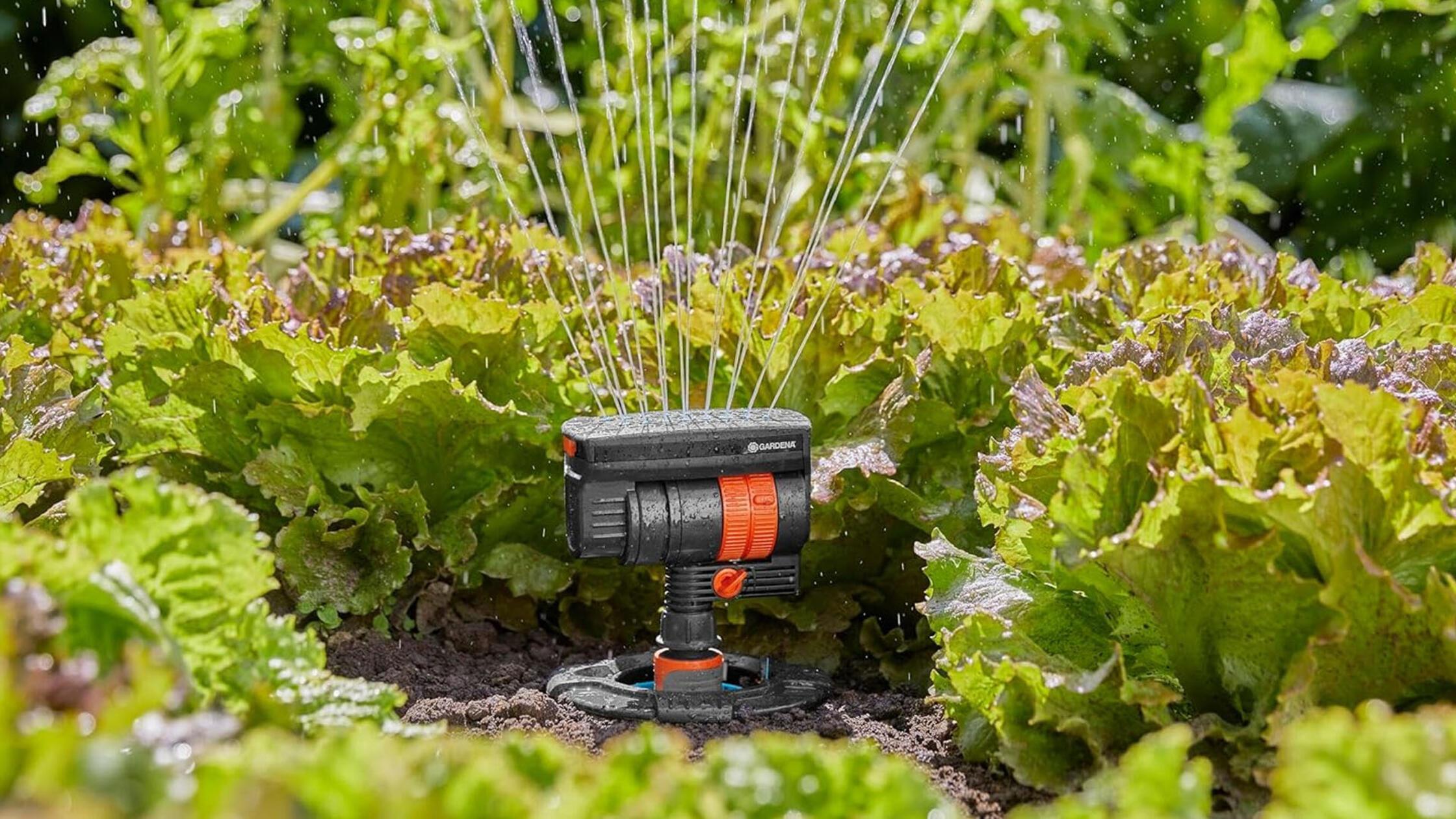 Unsichtbare Bewaesserung Gardena Schlauch