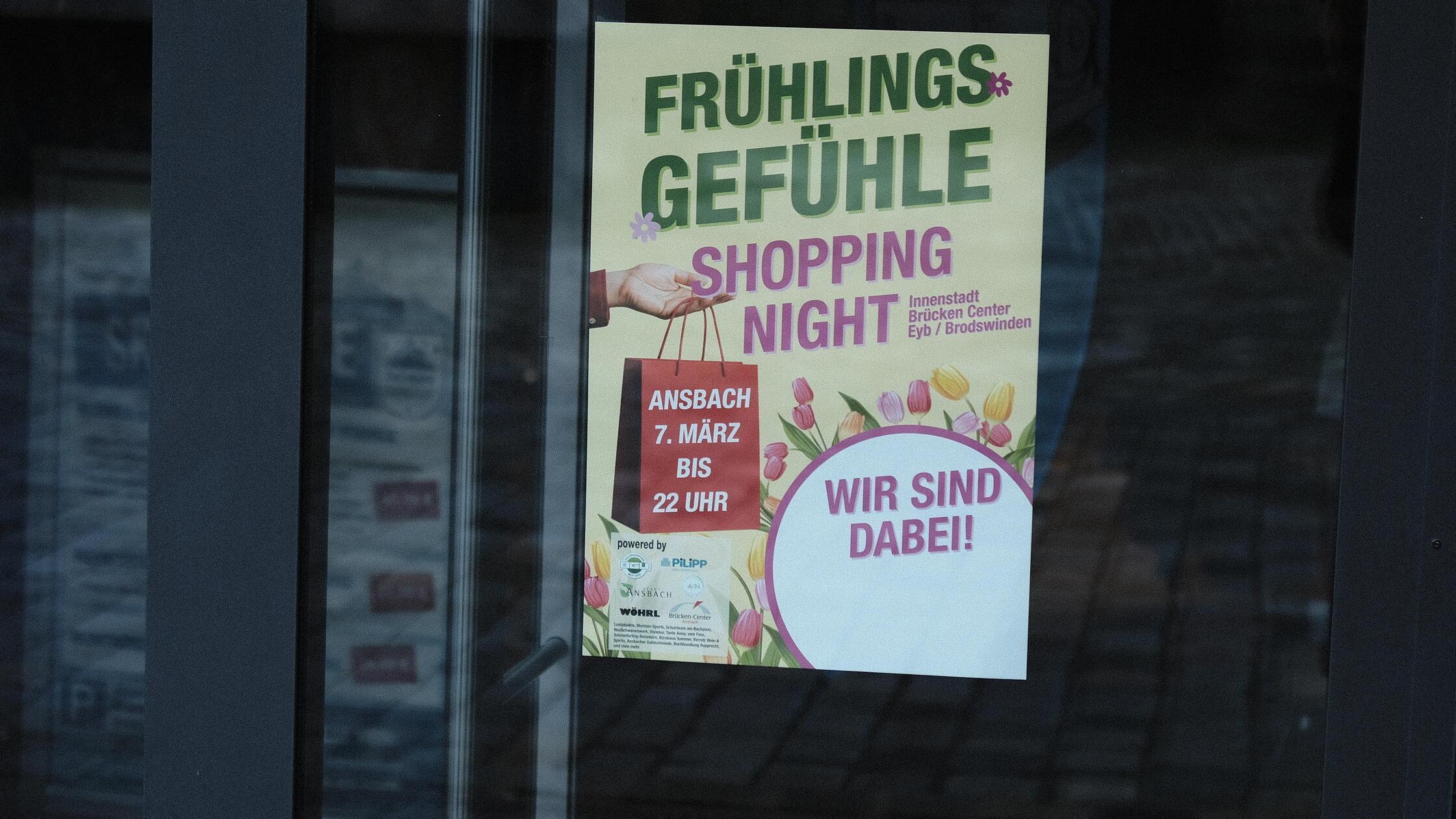 Lange Einkaufsnacht Ansbach März 2026