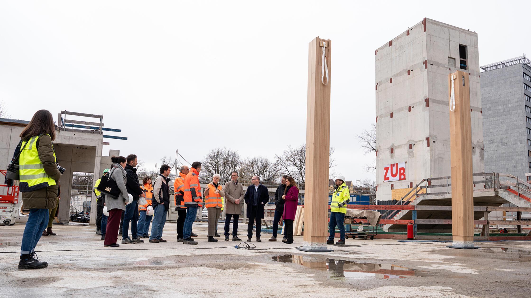Baufortschritt Behaim-Gymnasium