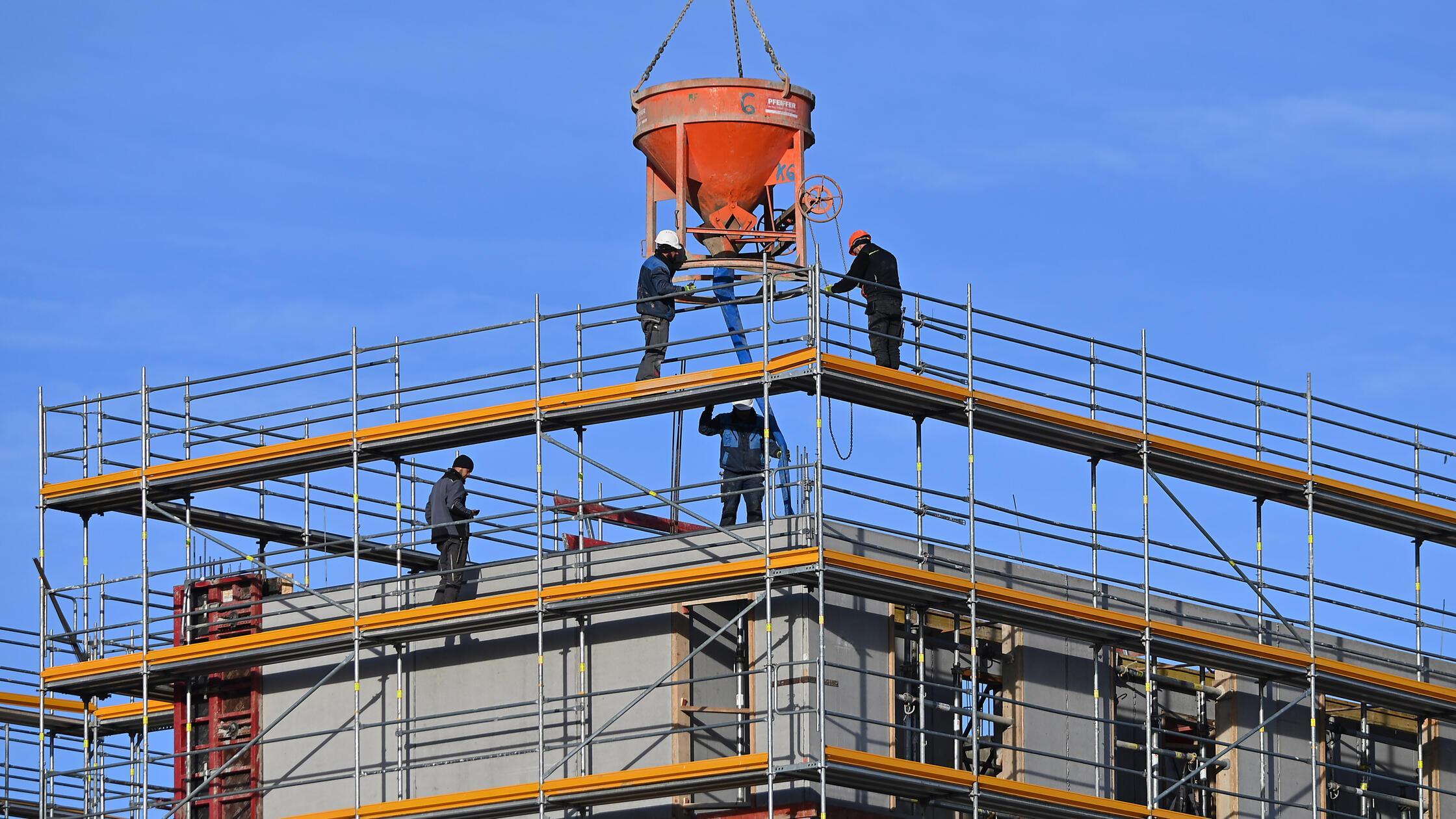 Grossbaustelle Wohnungsbau