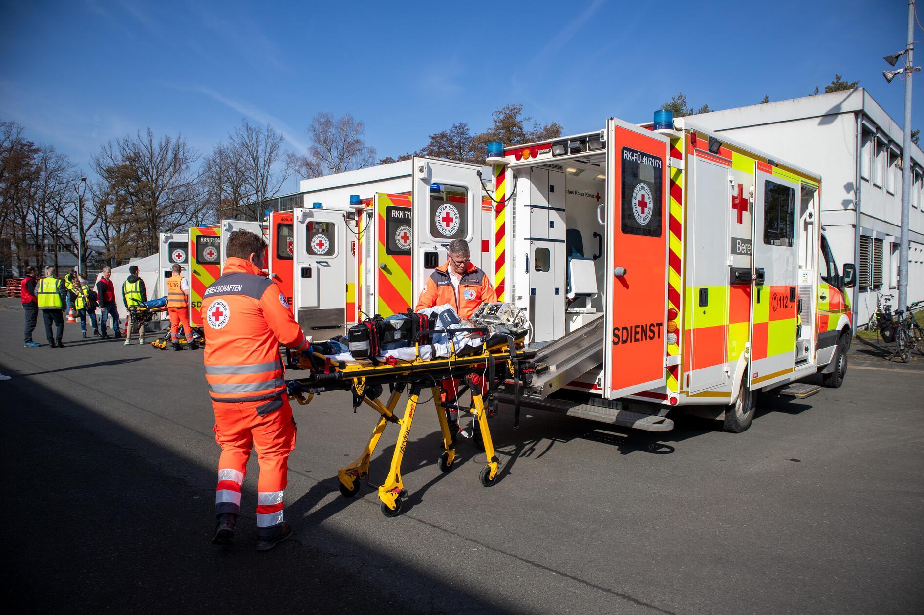Der reguläre Flugbetrieb am Flughafen Nürnberg war von der Übung nicht beeinträchtigt.
