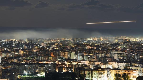 Auf diesem Foto, das mit einer langsamen Verschlus