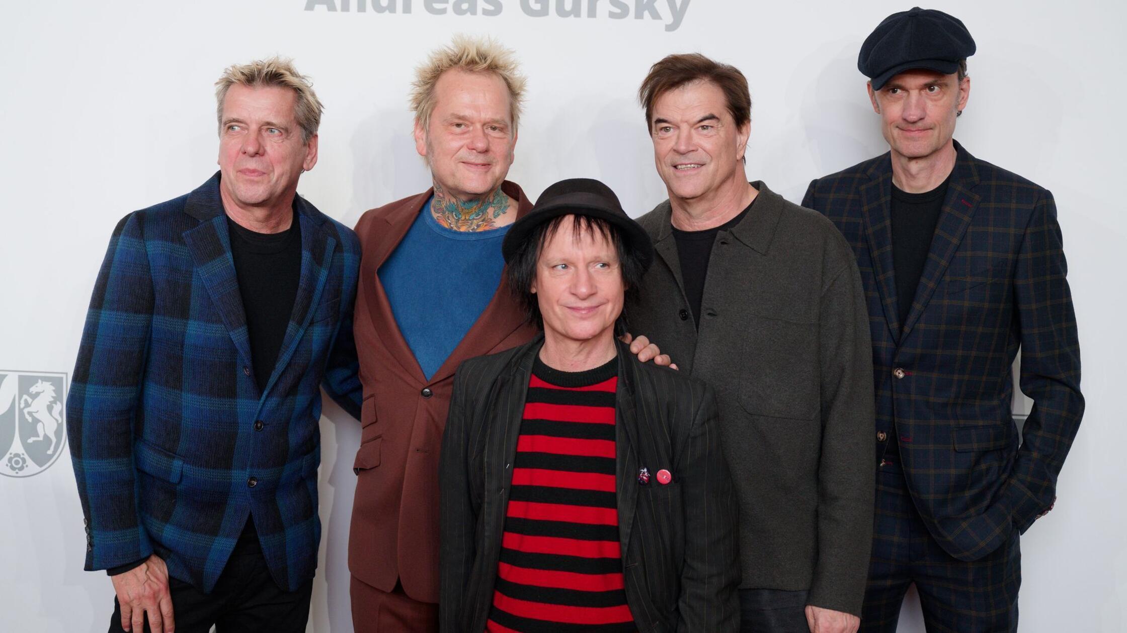 Die Toten Hosen beim Staatspreis in Düsseldorf. Di