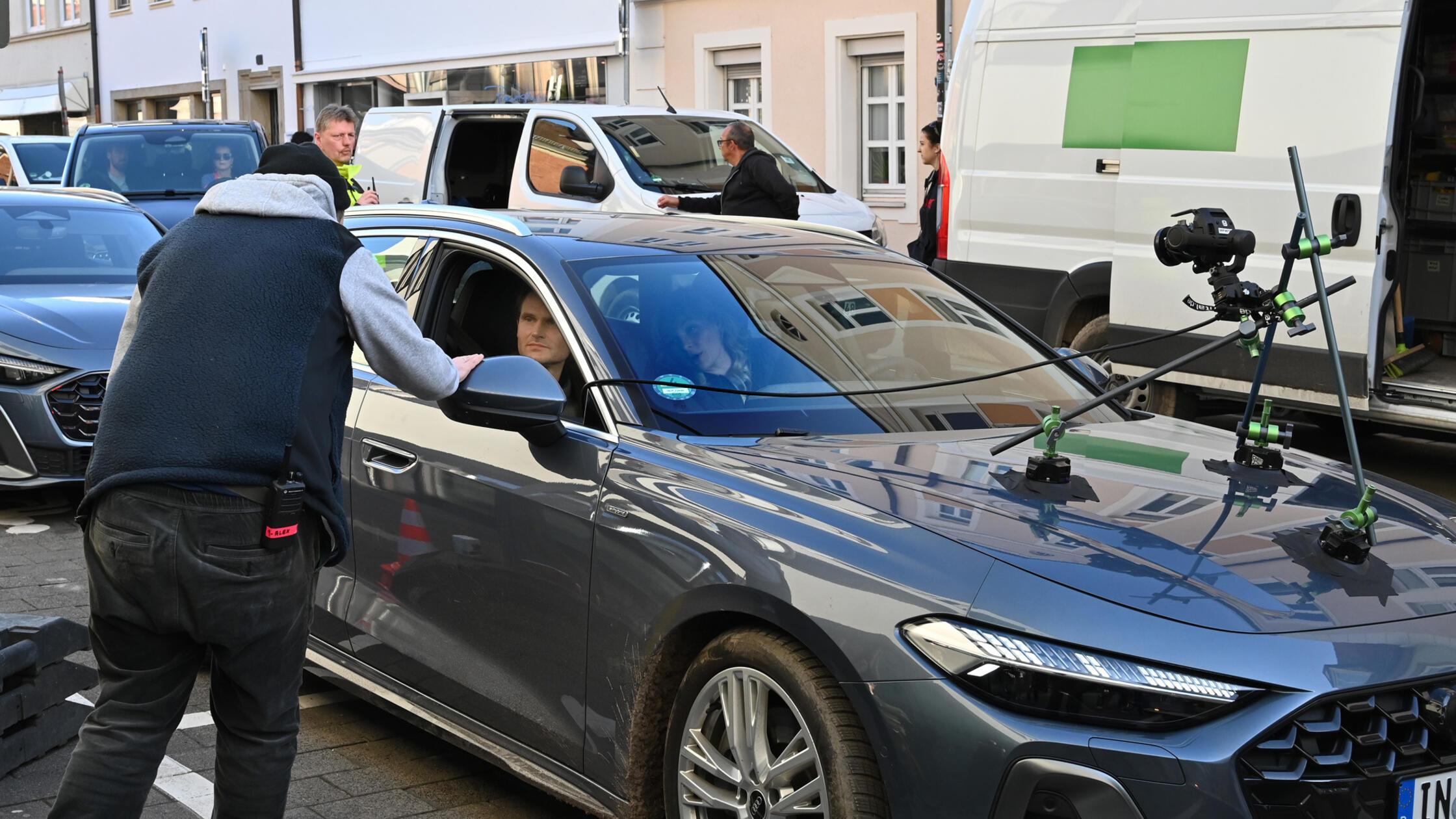 In der Oberen Karlstraße wurde eine Sequenz für de
