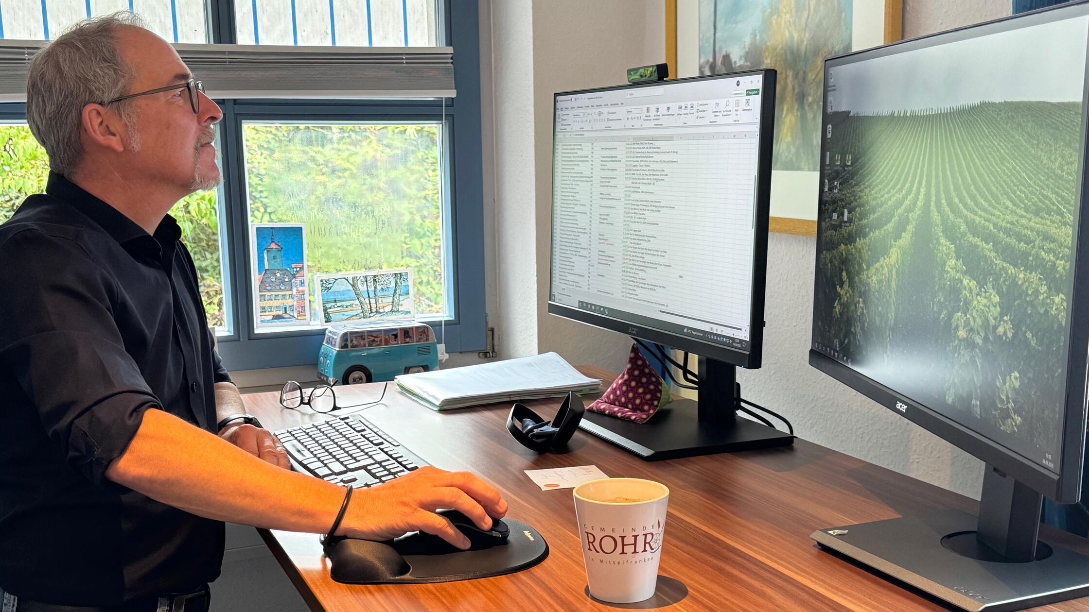 Rohrs Bürgermeister Felix Fröhlich kann sich, was 