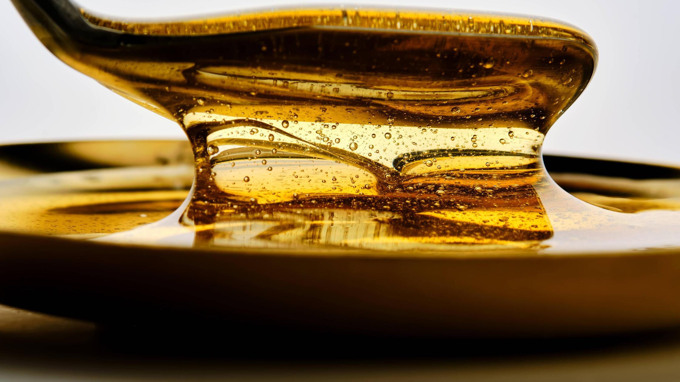 Foto einer Zuckerpaste für das Enthaarungsverfahre