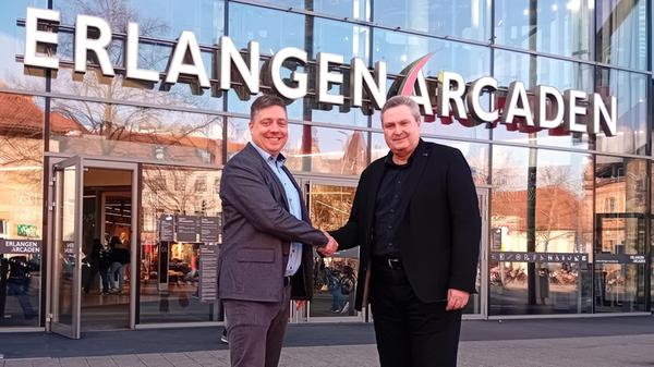 Center Manager-Wechsel in den Erlangen Arcaden.