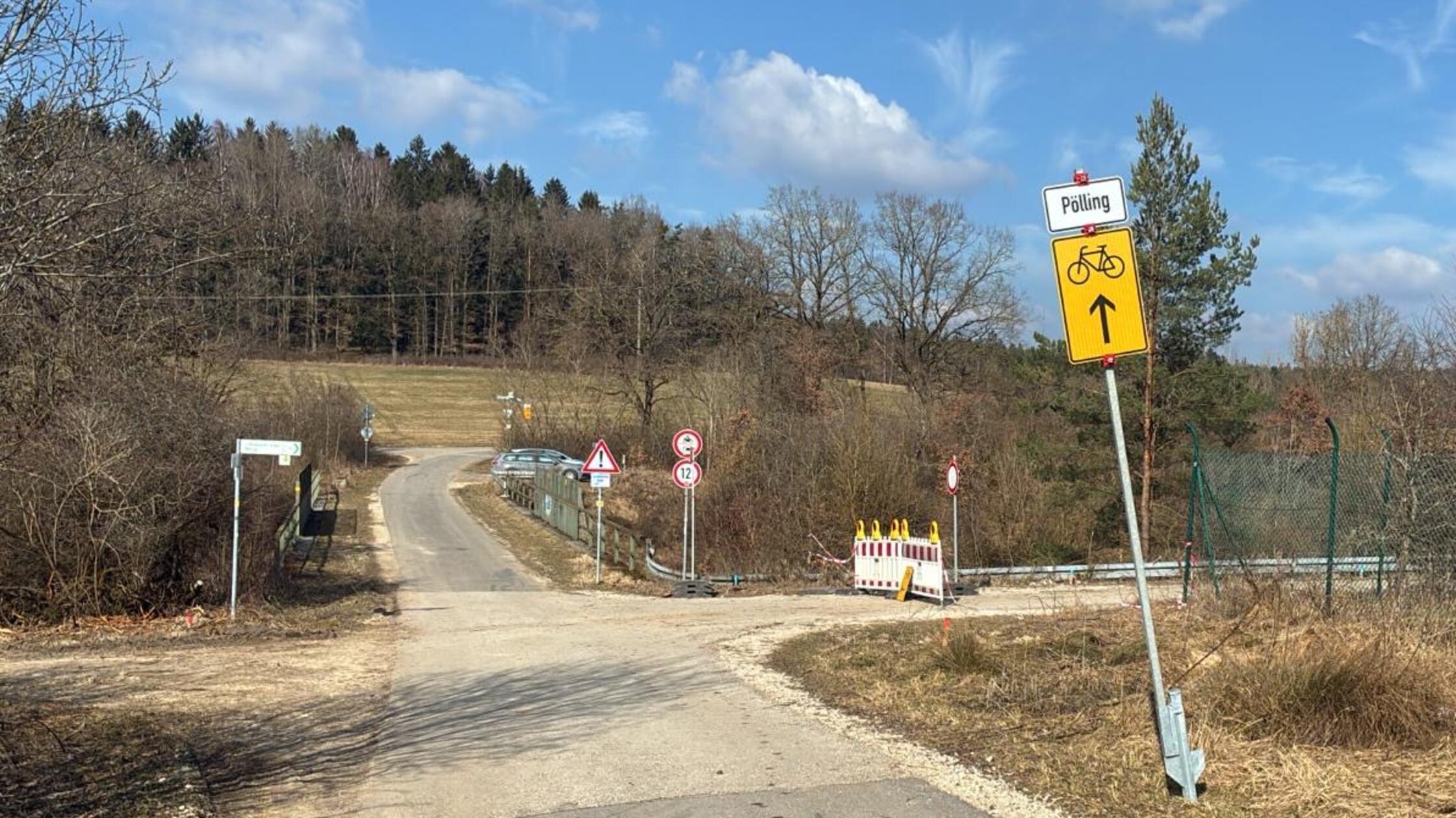 Sperrung Radweg Postbauer-Heng
