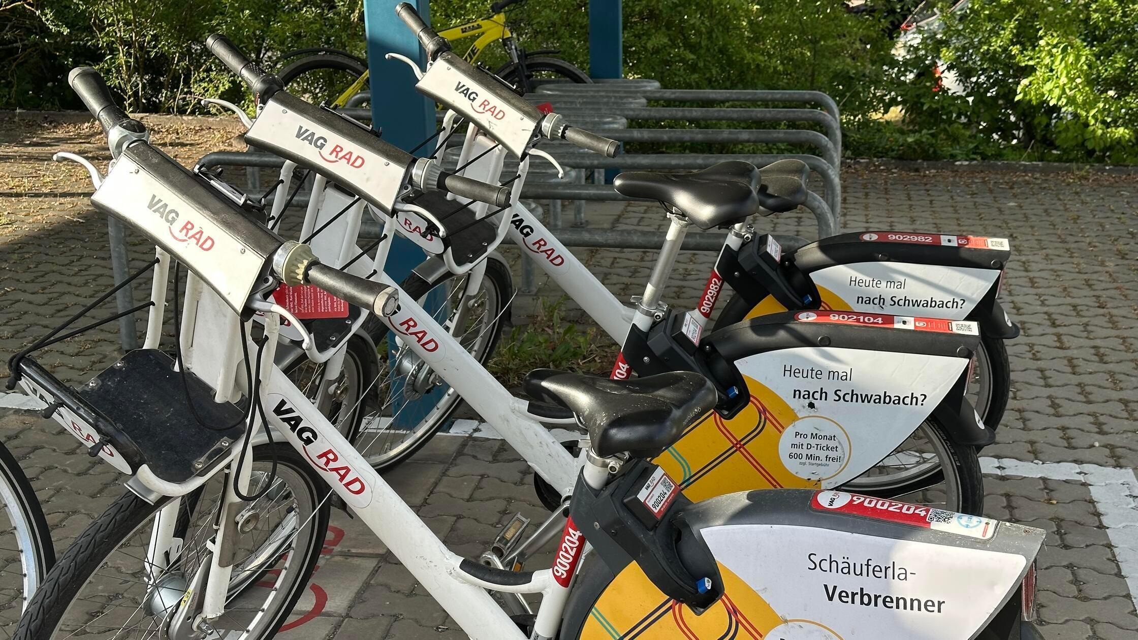 VAG_Rad-Station in Unterreichenbach: Die Leihräder