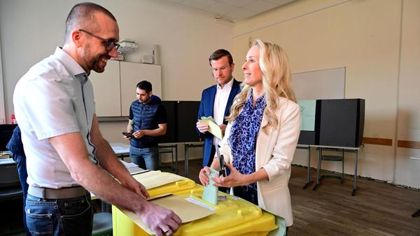 Begleitet wurde Marcus König von seiner Frau Anke.