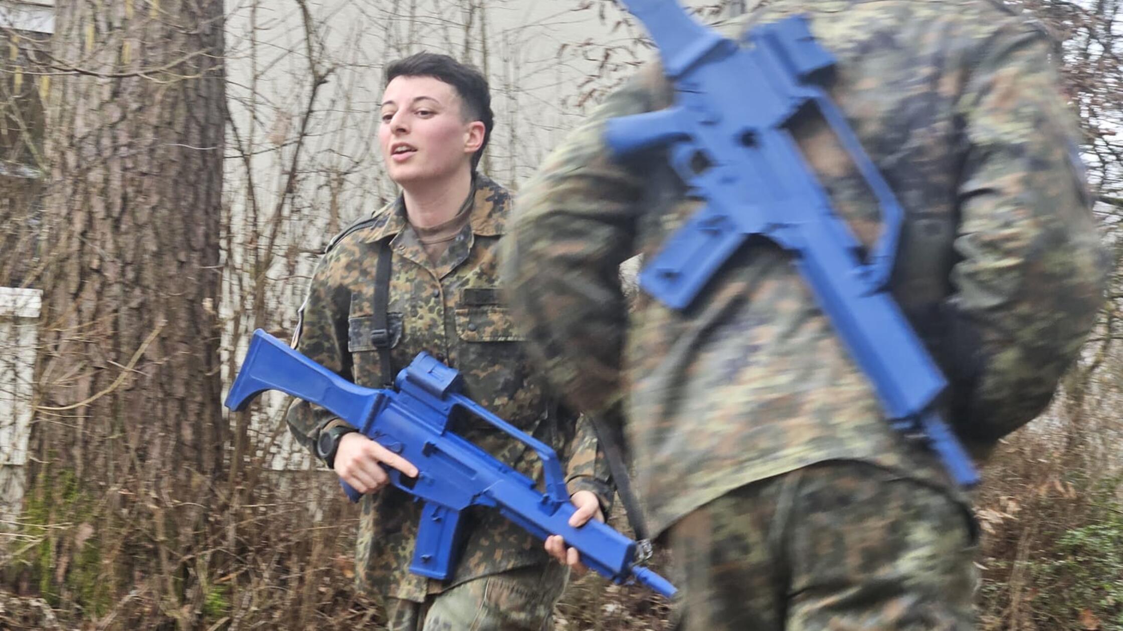 An der Offizierschule der Luftwaffe in Roth wird n