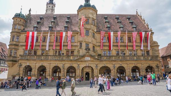 Rothenburg ob der Tauber, Deutschland, Europa Hist