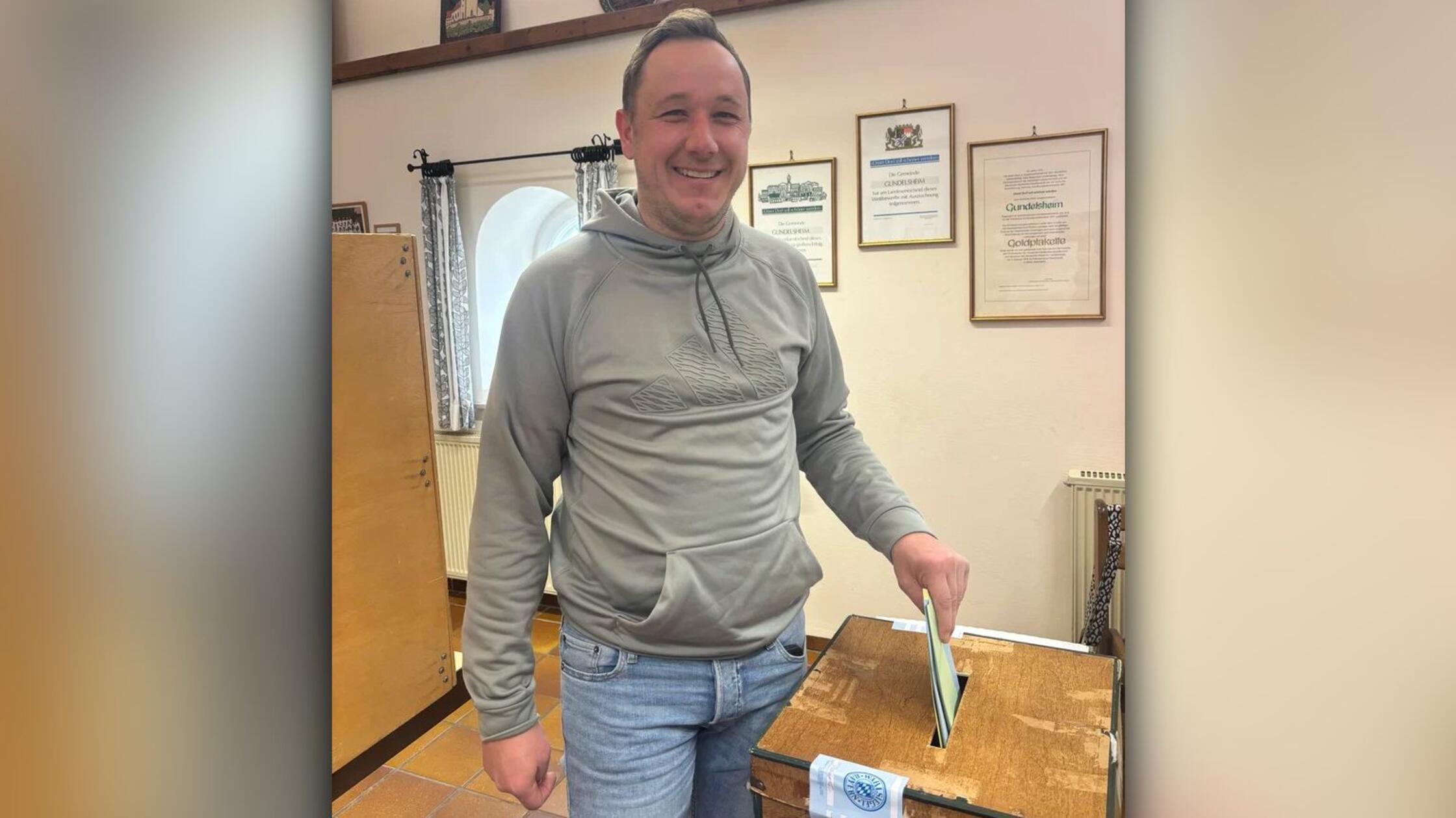 Dominic Meyer Theilenhofen Bürgermeisterwahl 2026