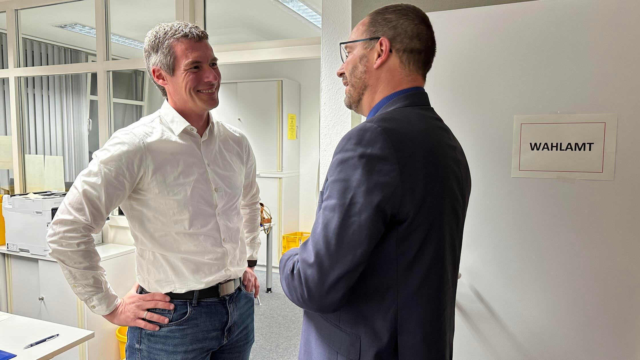 Florian Kastner am Wahlabend