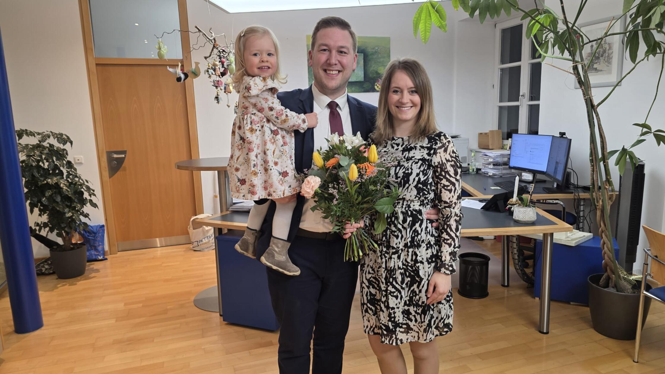 Große Freude herrschte bei Peter Meier, hier in Be