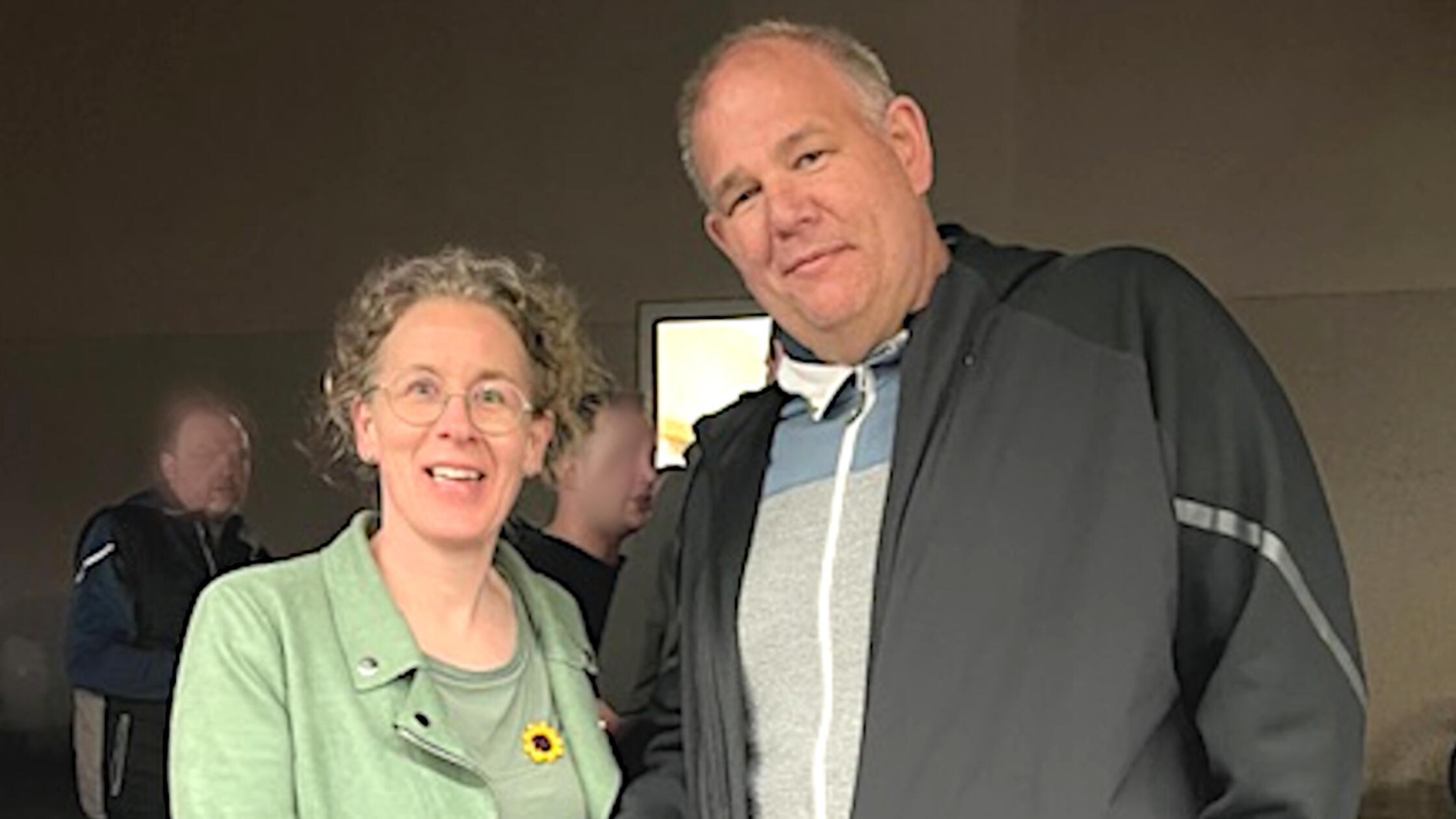 Die Herausforderin von den Grünen, Julia Bailey, k