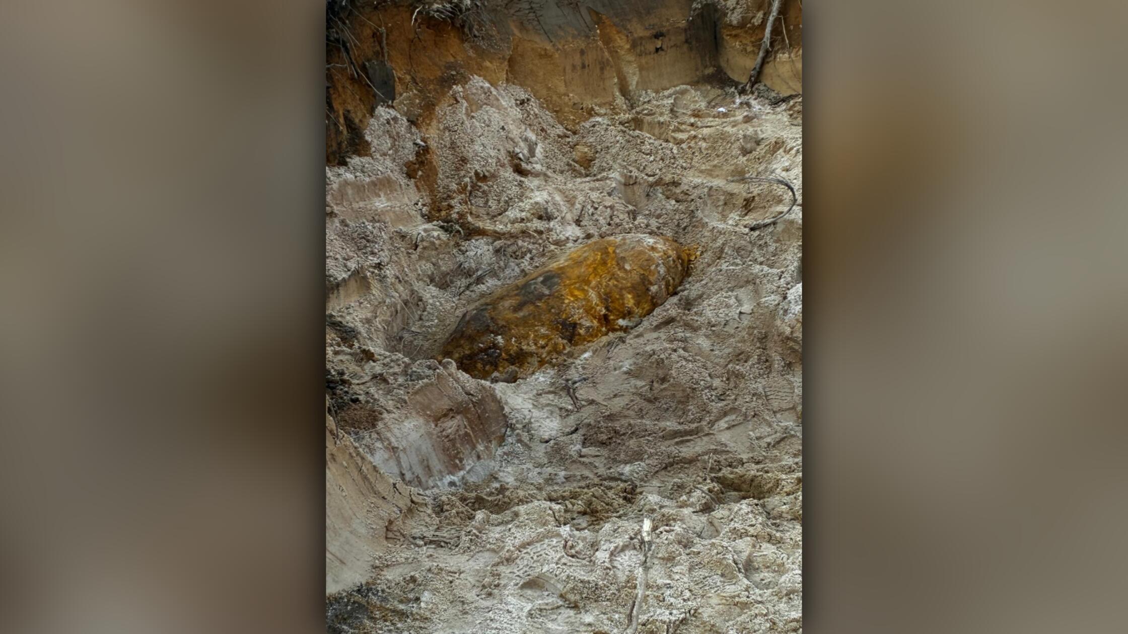 Nach Angaben der Stadt Nürnberg handelt es sich um einen 450 Kilogramm schweren, amerikanischen Blindgänger.