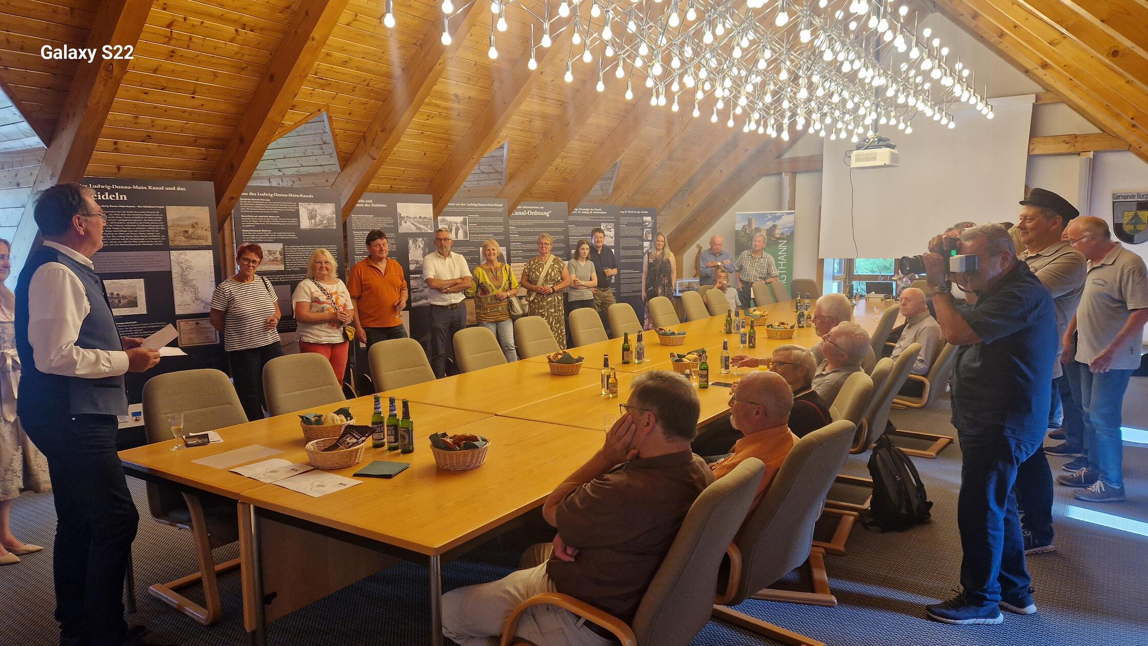 Brugthann Ausstellung Treideln Er?ffnung