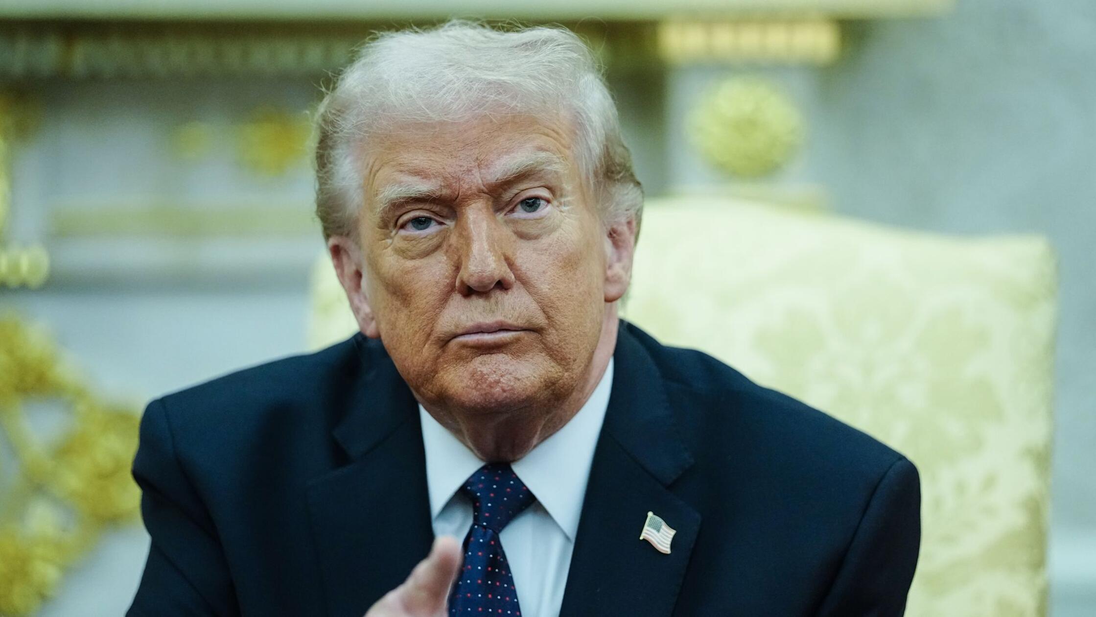 US-Präsident Donald Trump spricht während eines Tr