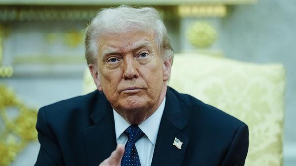 US-Präsident Donald Trump spricht während eines Tr