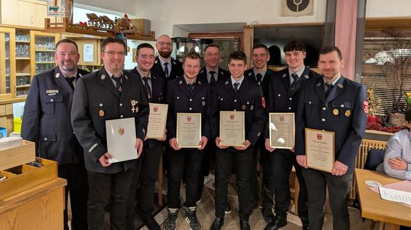 Geehrte Mitglieder: Christian Deinlein (Kommandant