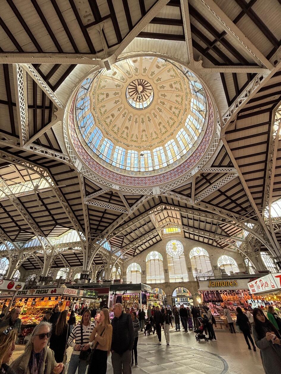 Aber auch nur zum staunen ist die Markthalle ein echter Genuss.