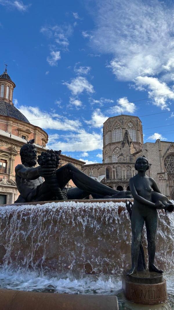 Auch der berühmte Turia-Brunnen ist dort zu bewundern.