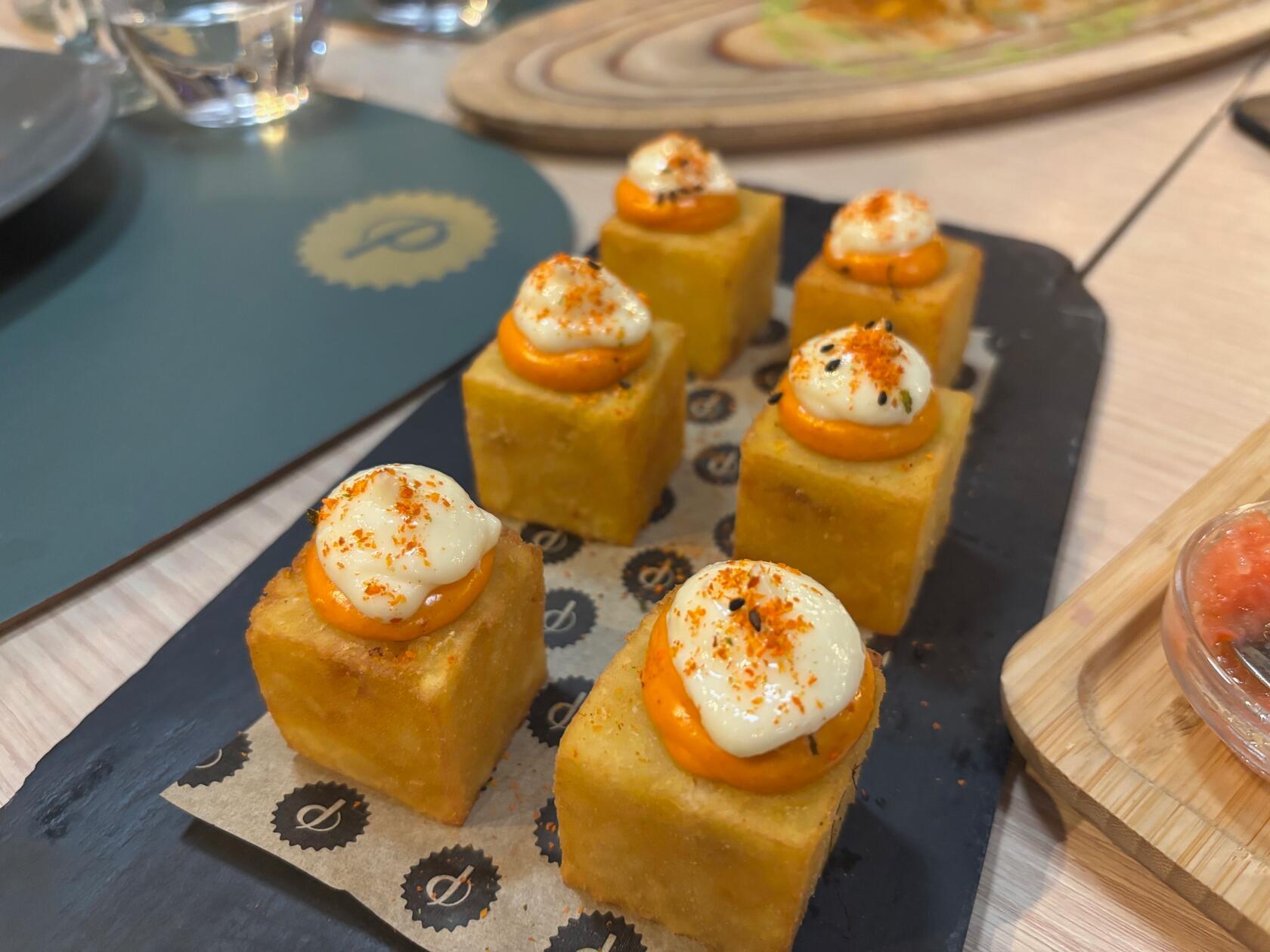 Ein Traum von einer Kartoffelkreation. Nur ein Gang in einem der guten Restaurants der Stadt.