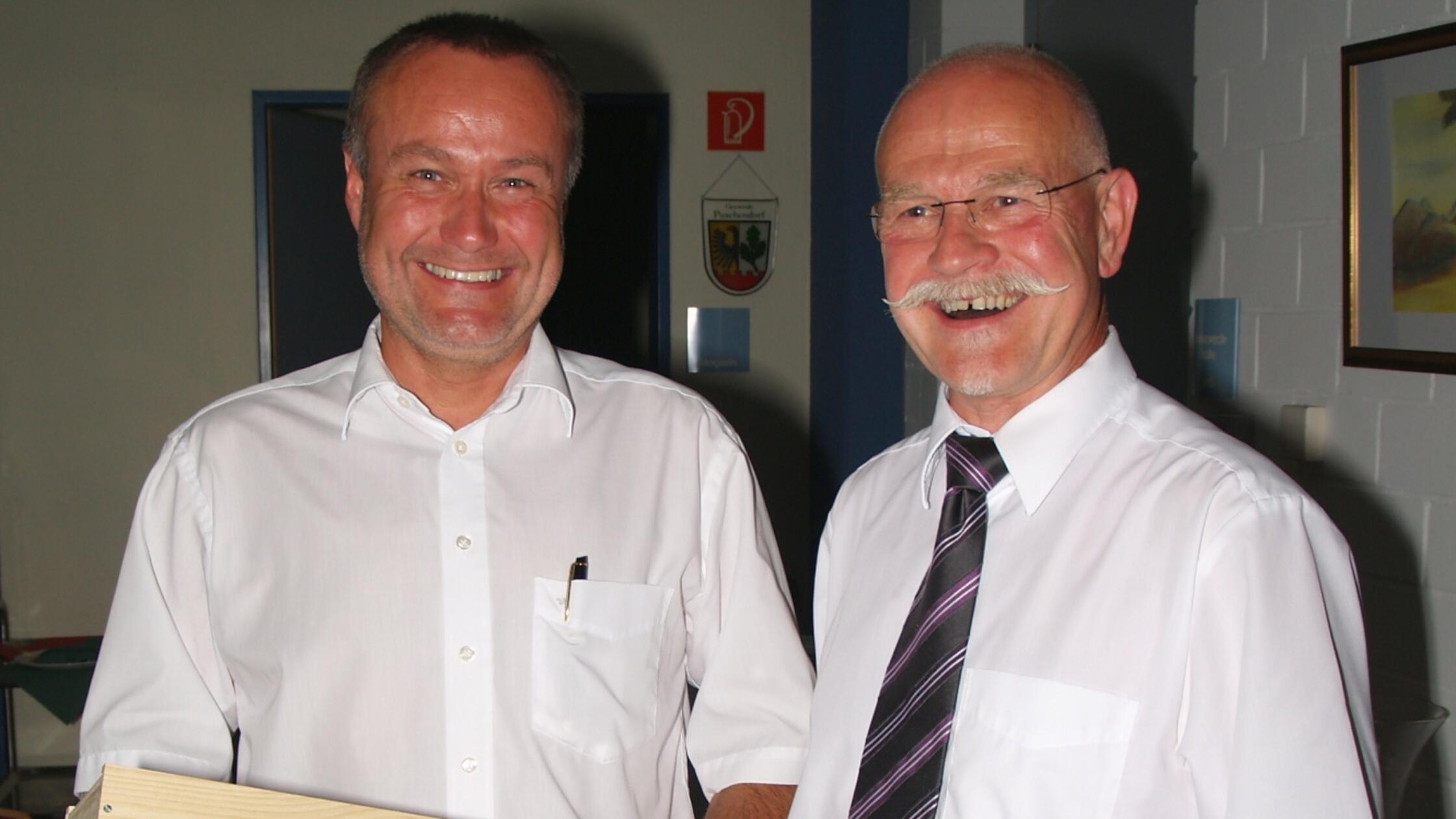Bertram Schacher und Wolfgang Kistner im Jahr 2010