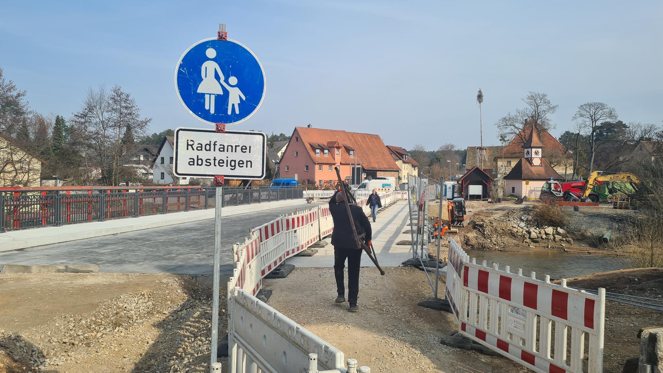 Kurz vor der Fertigstellung: In Neuses ist die Beh