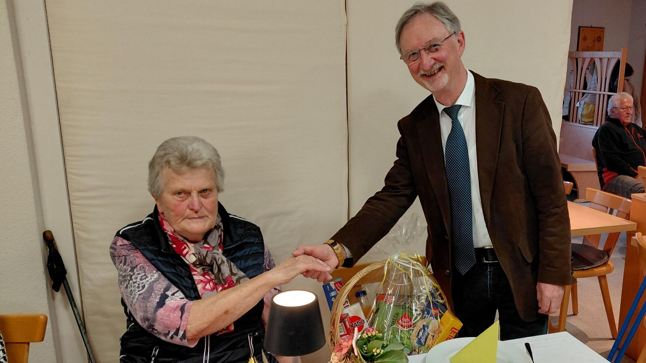 Unser Foto zeigt die Jubilarin Margareta Meier, ge