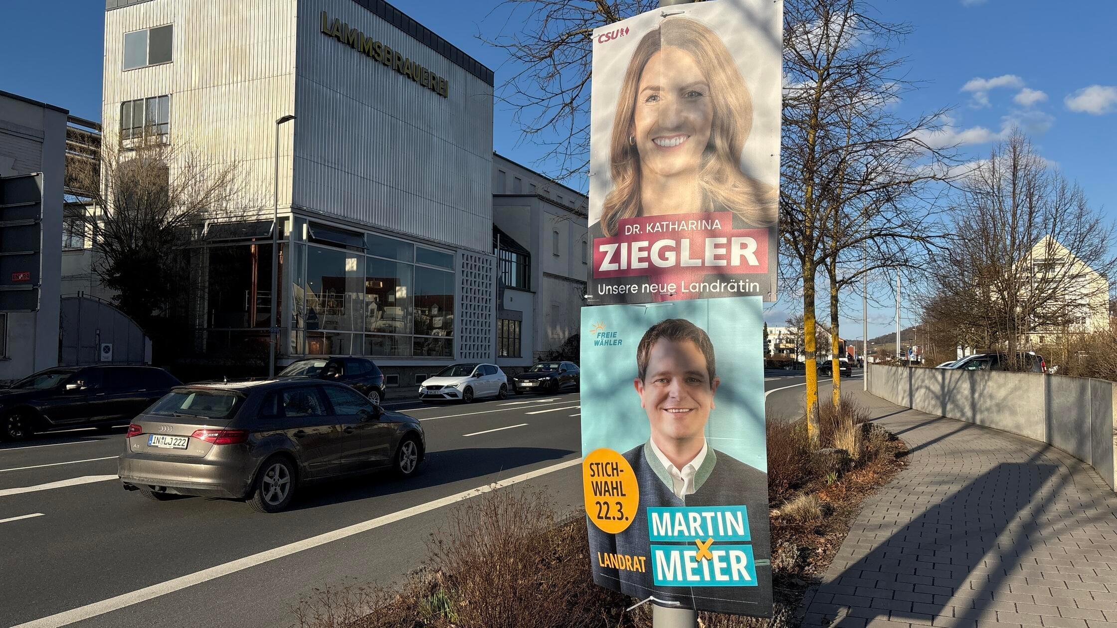 Wahlplakate Ziegler / Meier