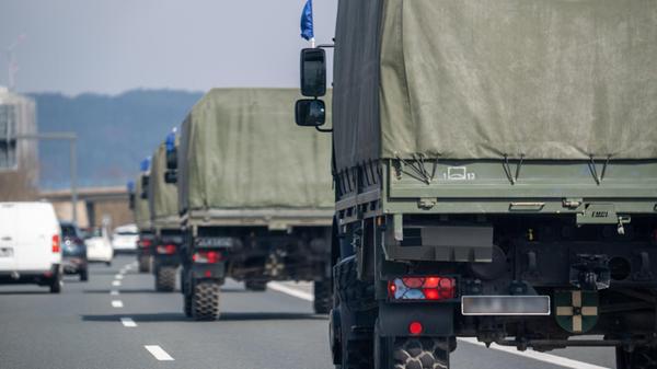 A9, Germany - March 23, 2025: Lithuanian military